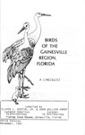 Pamphlet, Birds of the Gainesville Region, Third Edition, November 1981 by Oliver L. Austin Jr. and John William Hardy
