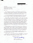 Correspondence, Laura Hadley Moseley and John William Hardy, FOS Archives, May 27, 1978