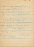 Draft and Notes, Erma J. Fisk Recovery Records of South Florida Birds, August 1980 by Erma J. Fisk