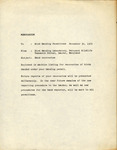 Memorandum, Bird Banding Laboratory to Permittees, Laurel, Maryland, November 30, 1962 by William M. Davidson