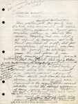 Handwritten Draft, Herbert Kale, Florida Region Spring Migration Report, April–May 1972 by Herbert W. Kale II