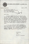Letter, Henry M. Stevenson to Herbert Kale, Spring Migration Observers, May 9, 1973 by Herbert W. Kale II