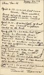 Letter, Johnnie Johnson to Herbert Kale, Spring Observations, May 30, 1973 by Johnnie Johnson