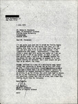 Letter, Paul Buckley to Henry M. Stevenson, Spring Migration Report, July 1, 1973 by Paul A. Buckley