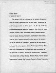 First Draft, Herbert Kale, Florida Region Spring Migration Report, April–June 1973 by Herbert W. Kale II