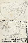 Handwritten Notes, Spring Migration Period, April–May 1974 by Unknown