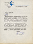 Correspondence, James Baird to Herbert Kale, Dry Tortugas Trip, January 13, 1975