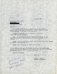 Letter, Herbert Kale to Robert Arbib, Spring Migration Report Corrections, July 15, 1975 by Herbert W. Kale II