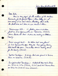 Letter, John Hintermister to Herbert Kale, Spring Migration Report, April–May 1976 by John Henry Hintermister V