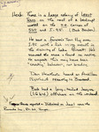 Note to Herbert Kale, Least Terns Observation, Spring 1977 by Unknown