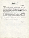 Letter, Henry M. Stevenson to Herbert Kale, Charlie Watt's Field Notes, June 29, 1977 by Henry M. Stevenson