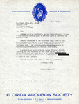Letter, Herbert Kale to Robert Arbib, Florida Region Spring Migration Manuscript, July 17, 1978