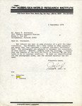 Letter, Richard D. Brown to Herbert Kale, Burrowing Owl and Backman's Sparrow Sightings, May 2, 1978