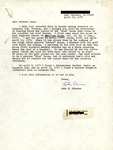Letter, Thomas Crabtree to John Ogden, Spring Observations, June 13, 1979, Copy I by Thomas J. Crabtree