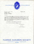 Correspondence, Herbert Kale to John Edscorn and Robert Arbib, Spring Migration Report, August 9, 1979 by Herbert W. Kale II