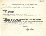 Letter, Peggy Powell to Herbert Kale, Northeast Florida Observations, March–May 1980 by Peggy C. Powell