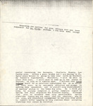 Note, Outline for American Birds Editors, Spring 1981 by Unknown