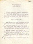 Letter, T. H. Below to Herbert Kale, Spring Migration Report, June 10, 1984 by Tes H. Below