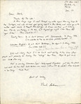 Letter, Paul Lehrman to Herbert Kale, Dry Tortugas Observations, December 13, 1983 by Paul Lehrman