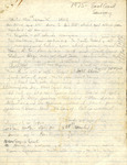 Handwritten Report, Hannah Mills, East Coast Survey, 1975 by Hannah Mills