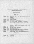 Announcement and Agenda, Florida Ornithological Society, Spring 1985 Meeting, April 19–21, 1985 by Florida Ornithological Society