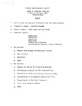 Agenda, Florida Ornithological Society, Board of Directors Meeting, April 18, 1980 by Florida Ornithological Society