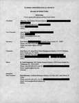List, Florida Ornithological Society Board of Directors Members, circa 2000 by Florida Ornithological Society