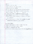 Handwritten Notes, May 4, 2001 by Florida Ornithological Society