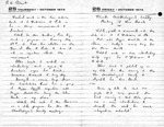 October 1973 Meeting Notes by R. E. Roberts