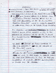 Handwritten Remarks by Author Unknown