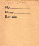 Samuel A. Grimes Nest Records, little Blue Heron, March 24, 1933–May 15, 1937 by Samuel A. Grimes