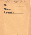 Samuel A. Grimes Nest Records, Florida Clapper Rail, June 16, 1935 by Samuel A. Grimes