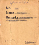 Samuel A. Grimes Nest Records, Sparrow Hawk, July 3, 1933–May 23, 1950 by Samuel A. Grimes