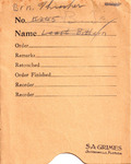 Samuel A. Grimes Nest Records, Brown Thrasher, April 6, 1932–July 28, 1946 by Samuel A. Grimes