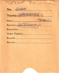 Samuel A. Grimes Nest Records, Wood Pewee, April 6, 1932–May 31, 1944 by Samuel A. Grimes