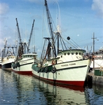 Shrimp Boats at dock by Skip Gandy