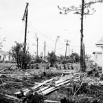 Tornado Damaged yards by Skip Gandy