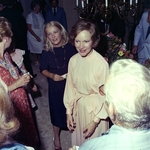 Rosalyn Carter mingling with supporters by Skip Gandy