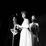 Miss Tampa Pageant, receiving an award by Skip Gandy