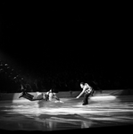 Ice skating cowboys by Skip Gandy