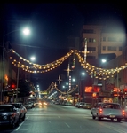 Downtown Tampa at night, decorated for Christmas B by Skip Gandy