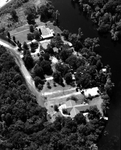 Aerial photograph of homes near Hillsborough River C by Skip Gandy