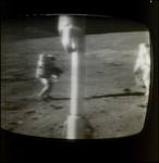 David Scott and James Irwin explore the moon's surface during the Apollo 15 lunar landing mission, A