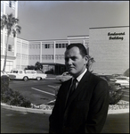 Developer Alfred S. Austin stands in the parking lot of Boulevard Building in Tampa, Florida, A by Skip Gandy