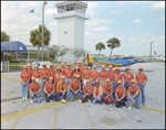 Group Photo at the Lakeland Air Center, C by Skip Gandy