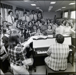 Students Singing Around a Piano, Berkeley Preparatory School, Tampa, Florida, A by Skip Gandy