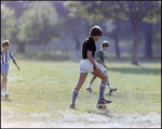 Children Playing Soccer on a Field, Tampa, Florida, N by Skip Gandy