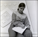 Student Working in Notebook, Berkeley Preparatory School, Tampa, Florida, A by Skip Gandy