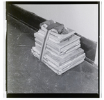 Stack of Books Help Together With a Strap, Berkeley Preparatory School, Tampa, Florida, B by Skip Gandy