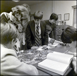 Students Working on a Map, Berkeley Preparatory School, Tampa, Florida, B by Skip Gandy